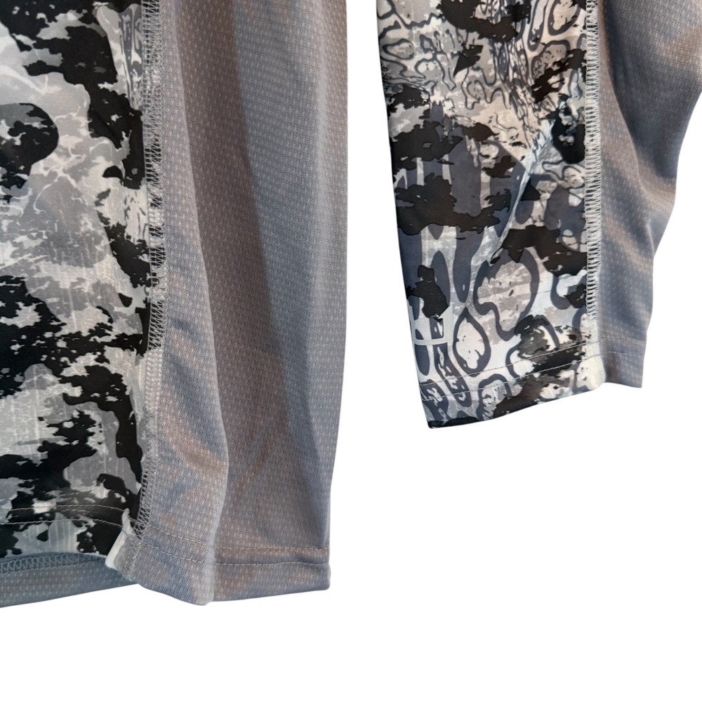 Huk Sun Shirt Mens XL Performance Fishing Hoodie Grey Camo Long Sleeve Mesh - Picture 6 of 12